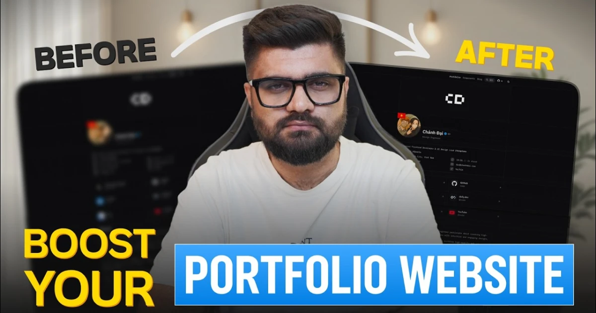 chanhdai.com Highlighted in Video by Creator of Aceternity UI: Make Your Portfolio Unforgettable