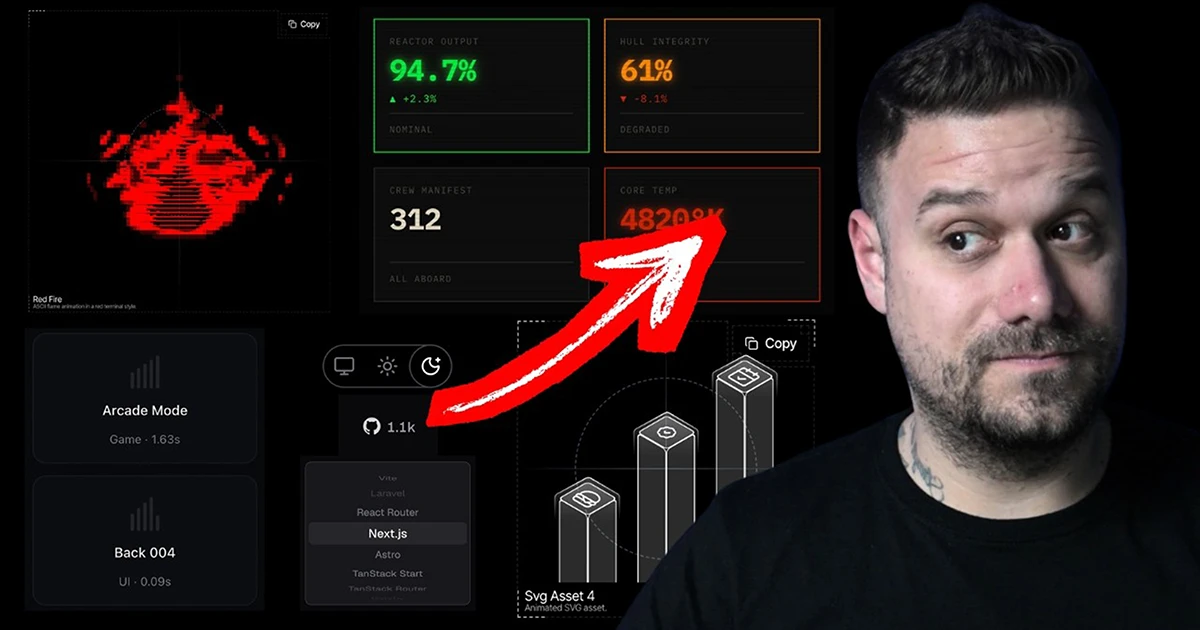 OrcDev discovered the WILDEST shadcn component libraries ever
