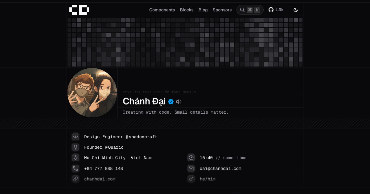 Welcome to chanhdai.com
