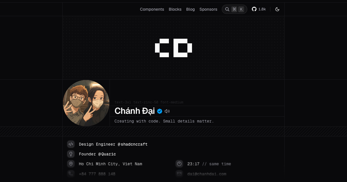 Welcome to chanhdai.com