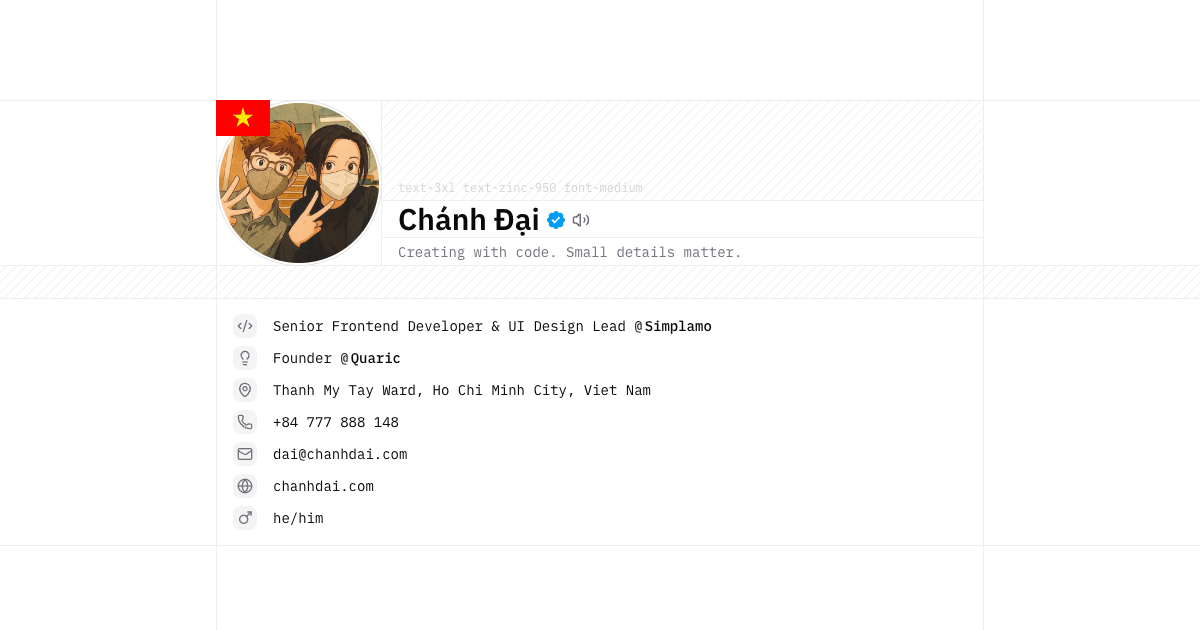 Chánh Đại – Design Engineer